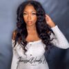 Kinky straight Janissa blends hair